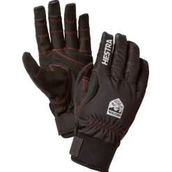 Hestra Ergo Grip Long 5 Vinger Fietshandschoenen - zwart