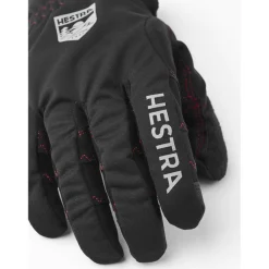 Hestra Ergo Grip Long 5 Vinger Fietshandschoenen - zwart