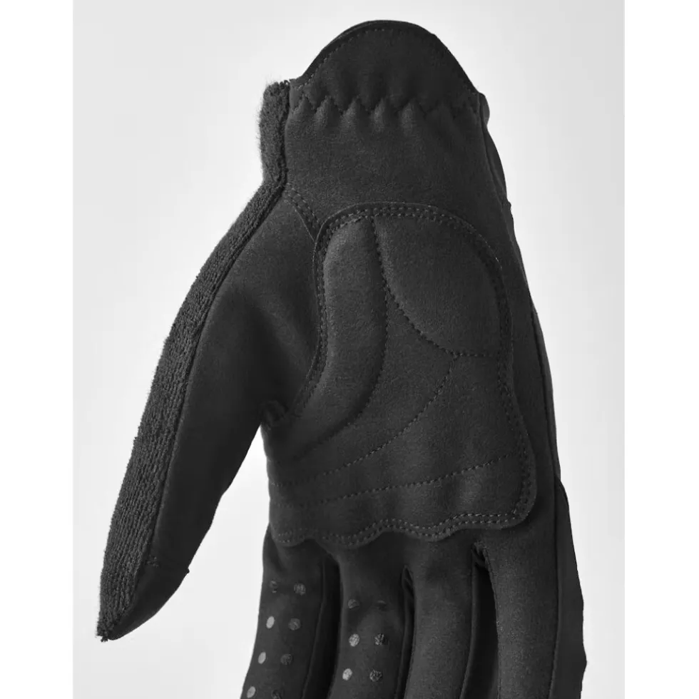 Hestra Spiro Long - 5 Vinger Fietshandschoenen - zwart/zwart