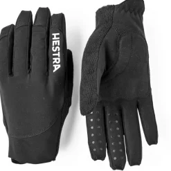 Hestra Spiro Long - 5 Vinger Fietshandschoenen - zwart/zwart