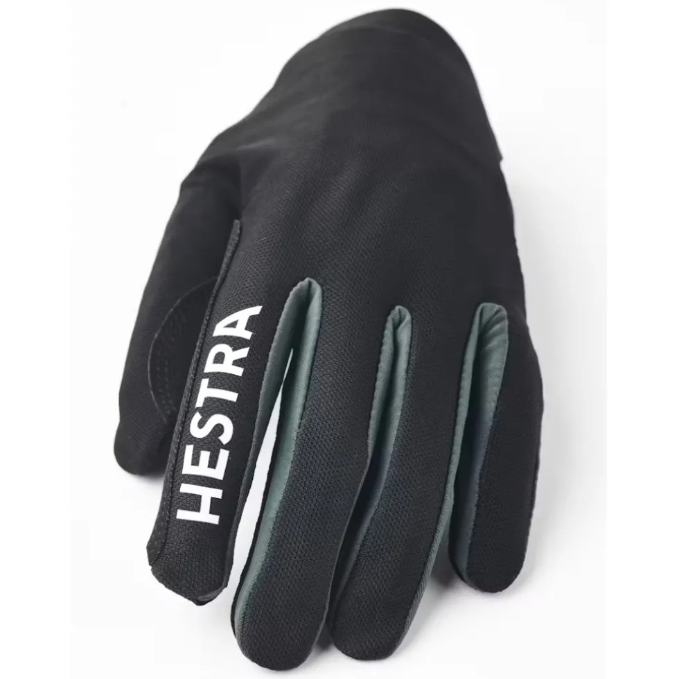 Hestra Ventair Long - 5 Vinger Fietshandschoenen - zwart