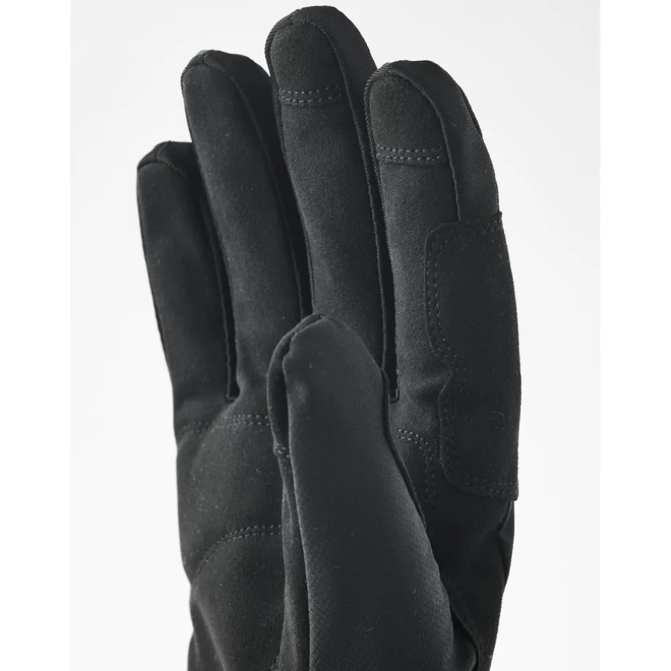 Hestra Windstopper Tracker - 5 Vinger Fietshandschoenen - zwart/zwart