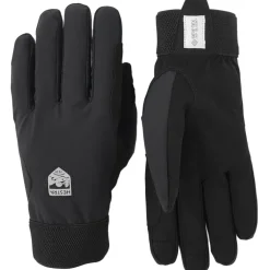 Hestra Windstopper Tracker - 5 Vinger Fietshandschoenen - zwart/zwart