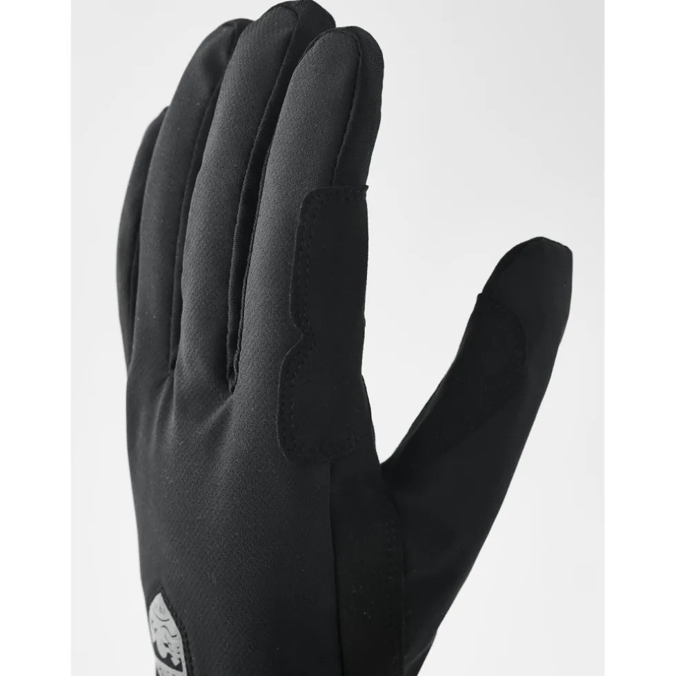 Hestra Windstopper Tracker - 5 Vinger Fietshandschoenen - zwart/zwart