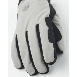 Hestra Windstopper Tracker - 5 Vinger Fietshandschoenen - beige/zwart