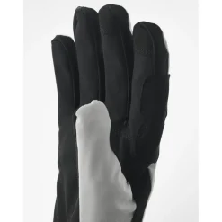 Hestra Windstopper Tracker - 5 Vinger Fietshandschoenen - beige/zwart