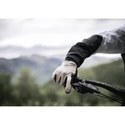 Hestra Windstopper Tracker - 5 Vinger Fietshandschoenen - beige/zwart