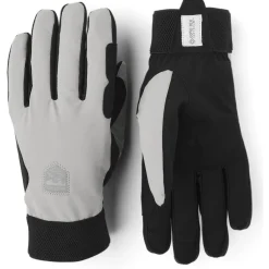 Hestra Windstopper Tracker - 5 Vinger Fietshandschoenen - beige/zwart