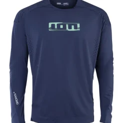 ION Bike GRIDXKN® Scrub Select Fietsshirt met Lange Mouwen Unisex - Midnight