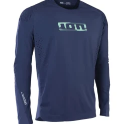 ION Bike GRIDXKN® Scrub Select Fietsshirt met Lange Mouwen Unisex - Midnight