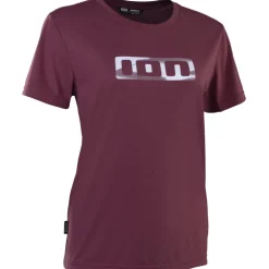 ION Bike Ionic DR Fietsshirt met Korte Mouwen Dames - Purple Red