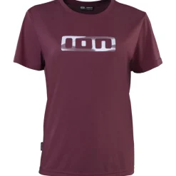 ION Bike Ionic DR Fietsshirt met Korte Mouwen Dames - Purple Red