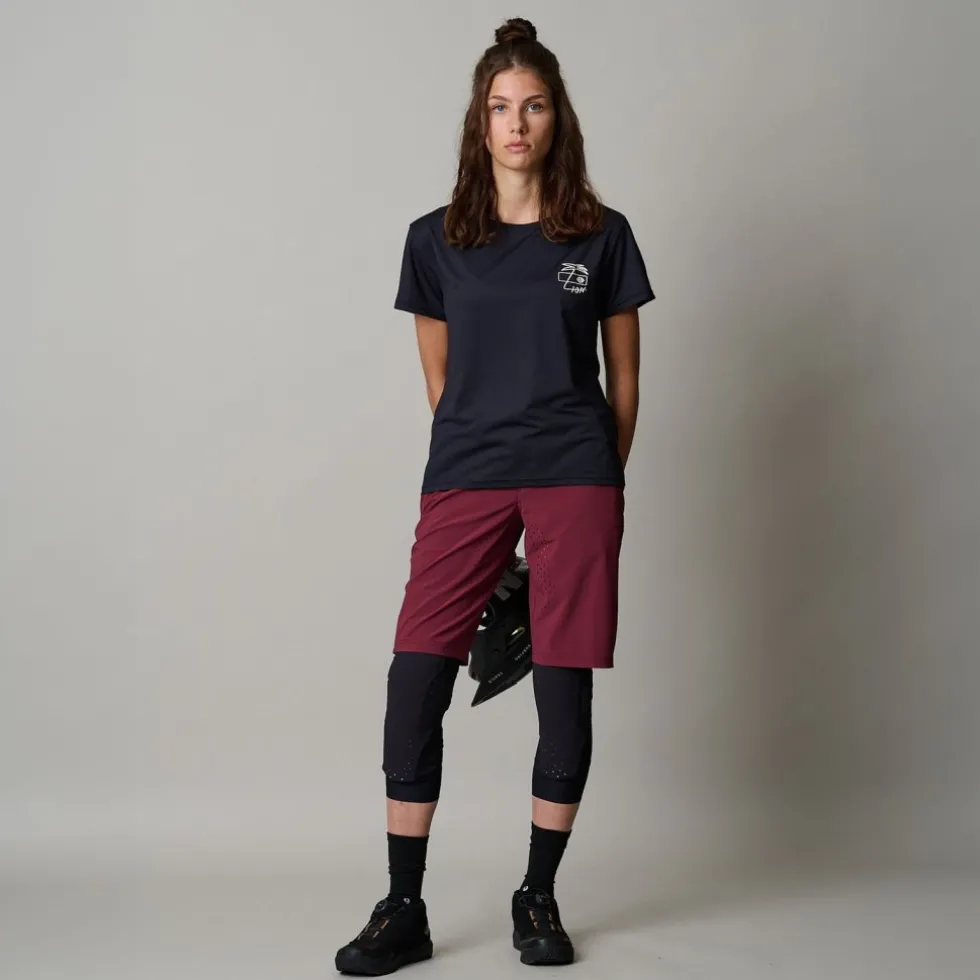 ION Bike Ionic LT Shorts Dames - Purple Red