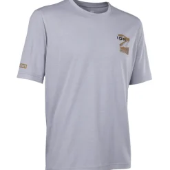 ION Bike Ionic Merino Fietsshirt met Korte Mouwen Heren - Frosted Grey