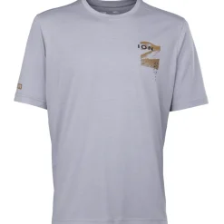 ION Bike Ionic Merino Fietsshirt met Korte Mouwen Heren - Frosted Grey