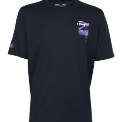 ION Bike Ionic Merino Fietsshirt met Korte Mouwen Heren - Black