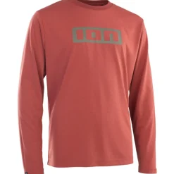 ION Bike Logo DR Fietsshirt met Lange Mouwen Kinderen - Spicy Red