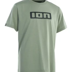 ION Bike Logo DR Fietsshirt met Korte Mouwen Kinderen - Sea Grass