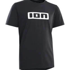 ION Bike Logo DR Fietsshirt met Korte Mouwen Kinderen - Zwart