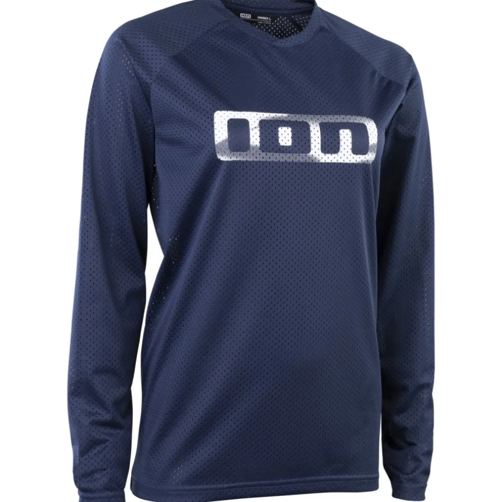 ION Bike Logo Fietsshirt met Lange Mouwen Unisex - Midnight