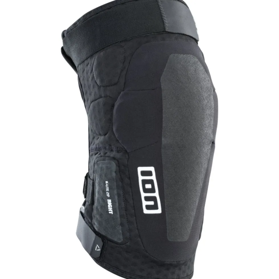 ION Bike Protection K-Lite Zip Kniebeschermer - Zwart