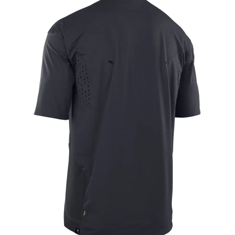 ION Bike Scrub AMP BAT Fietsshirt met Korte Mouwen Heren - Zwart