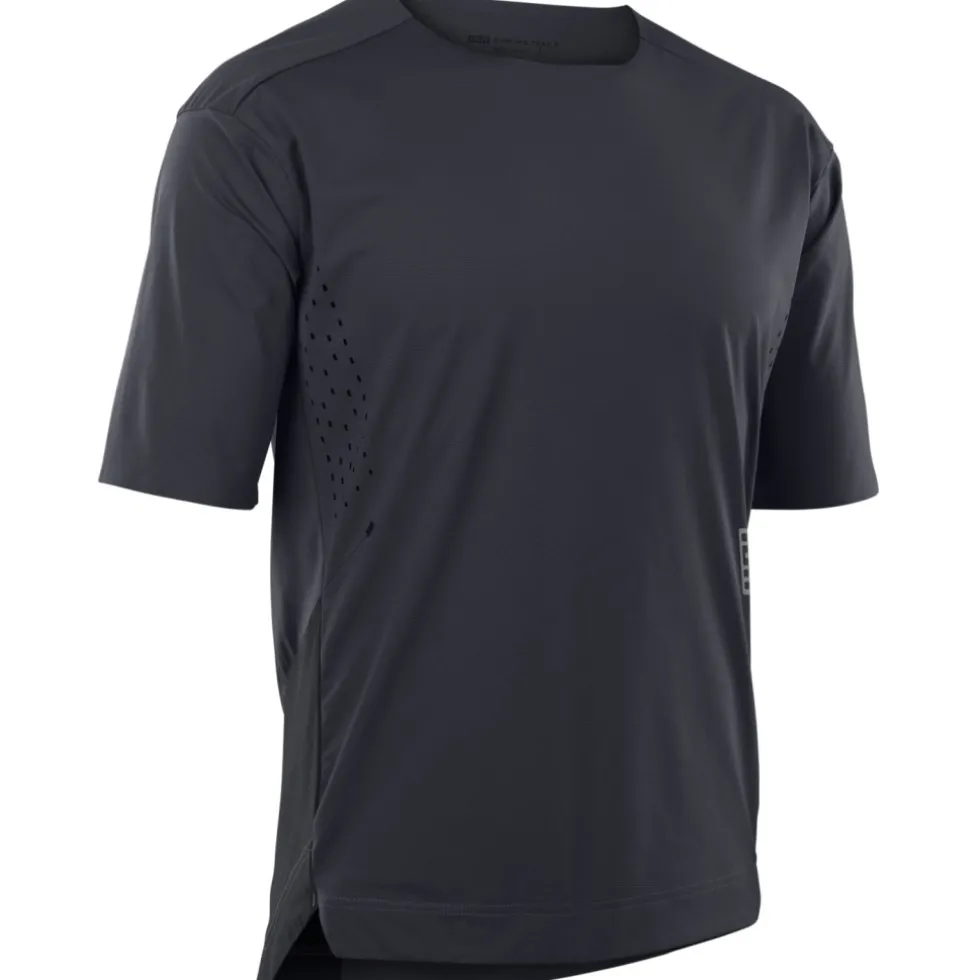 ION Bike Scrub AMP BAT Fietsshirt met Korte Mouwen Heren - Zwart