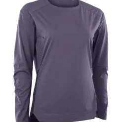 ION Bike Scrub AMP BAT Fietsshirt met Lange Mouwen Dames - Somber Amethyst