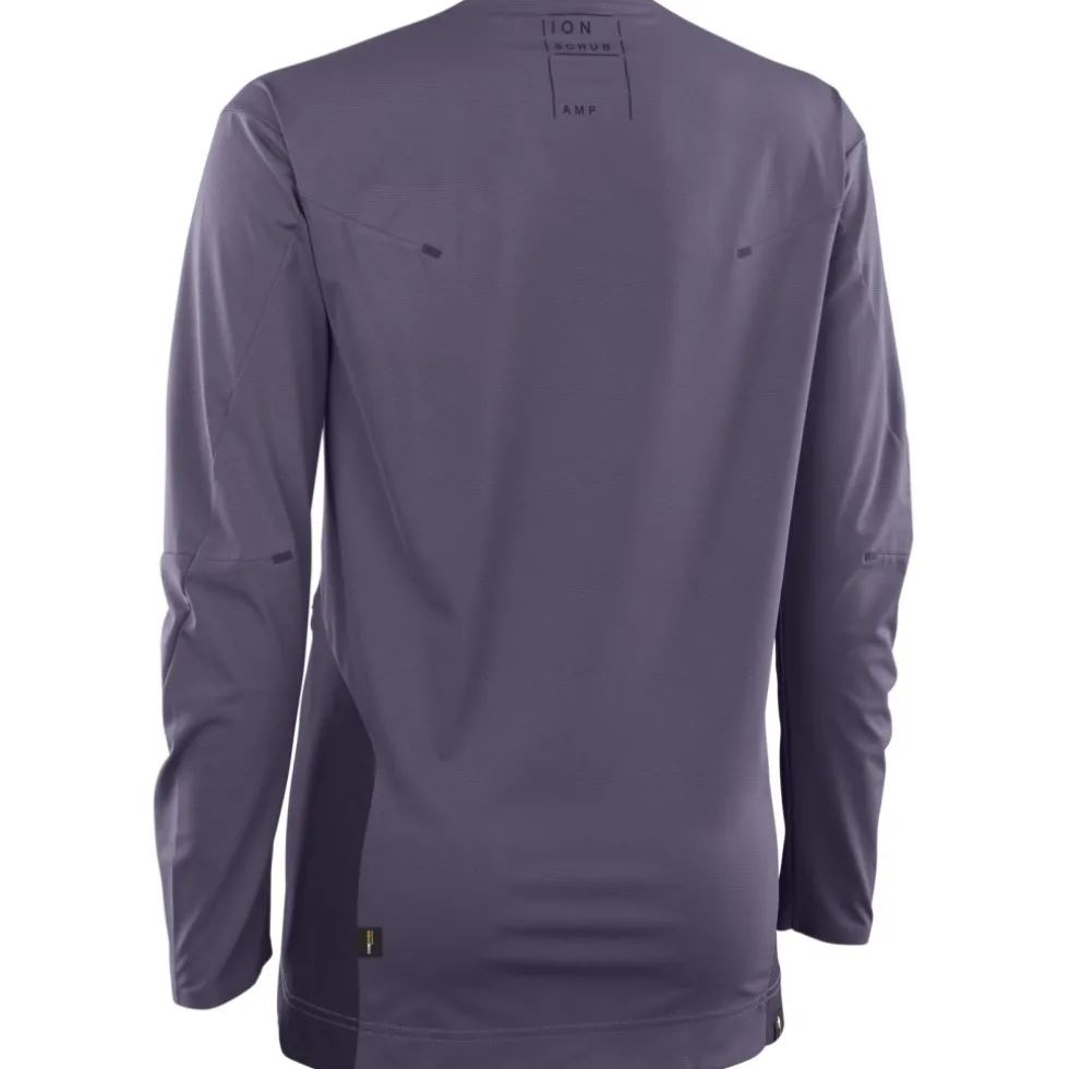ION Bike Scrub AMP BAT Fietsshirt met Lange Mouwen Dames - Somber Amethyst