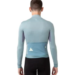 Isadore Alternative Eco-Fleece Fietsshirt met lange mouwen Heren - Slate