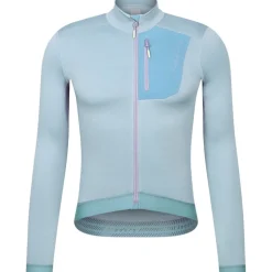 Isadore Alternative Eco-Fleece Fietsshirt met lange mouwen Heren - Slate