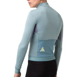 Isadore Alternative Eco-Fleece Fietsshirt met lange mouwen Heren - Slate