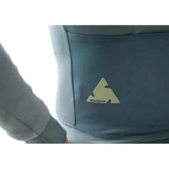 Isadore Alternative Eco-Fleece Fietsshirt met lange mouwen Heren - Slate