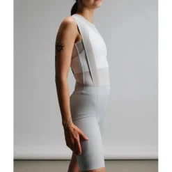 Isadore Alternative Fietsshorts met Bretels Dames - Harbor Mist