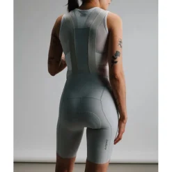 Isadore Alternative Fietsshorts met Bretels Dames - Harbor Mist