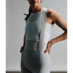 Isadore Alternative Fietsshorts met Bretels Dames - Harbor Mist
