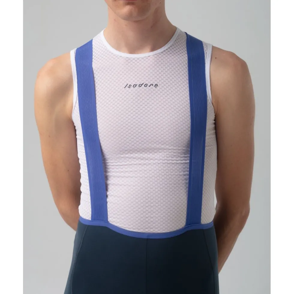 Isadore Alternative Fietsshorts met Bretels Heren - Sea Storm