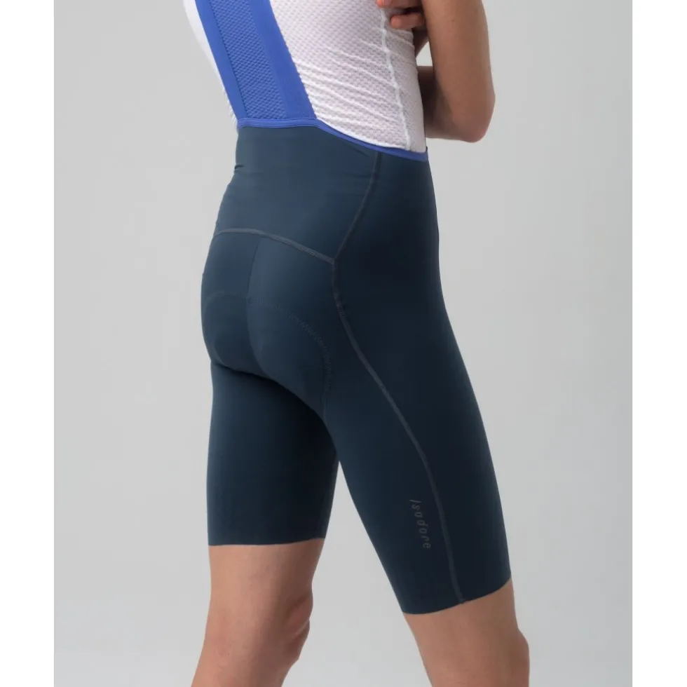 Isadore Alternative Fietsshorts met Bretels Heren - Sea Storm