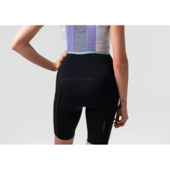 Isadore Alternative Fietsshorts met Bretels Dames - Zwart