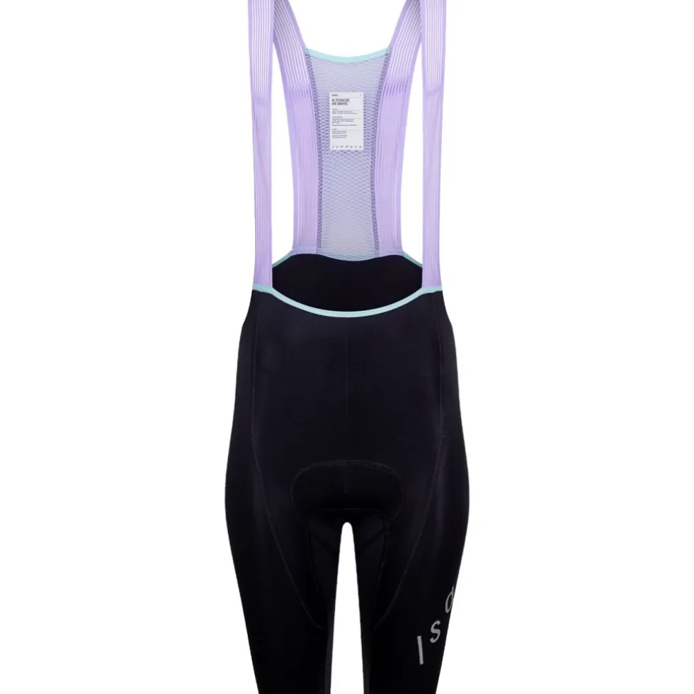 Isadore Alternative Fietsshorts met Bretels Dames - Zwart