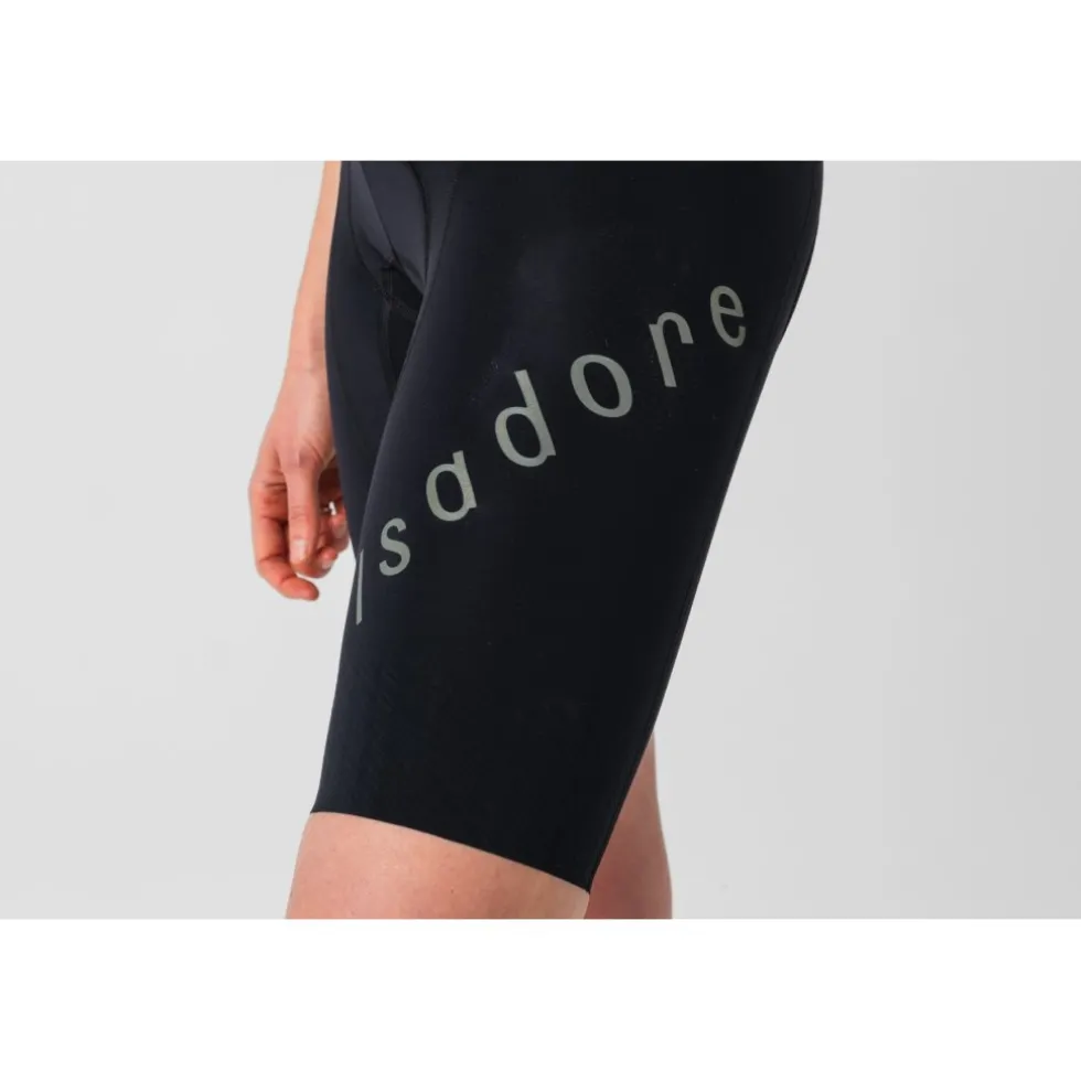 Isadore Alternative Fietsshorts met Bretels Dames - Zwart