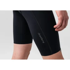 Isadore Alternative Fietsshorts met Bretels Heren - Black