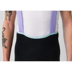Isadore Alternative Fietsshorts met Bretels Heren - Black