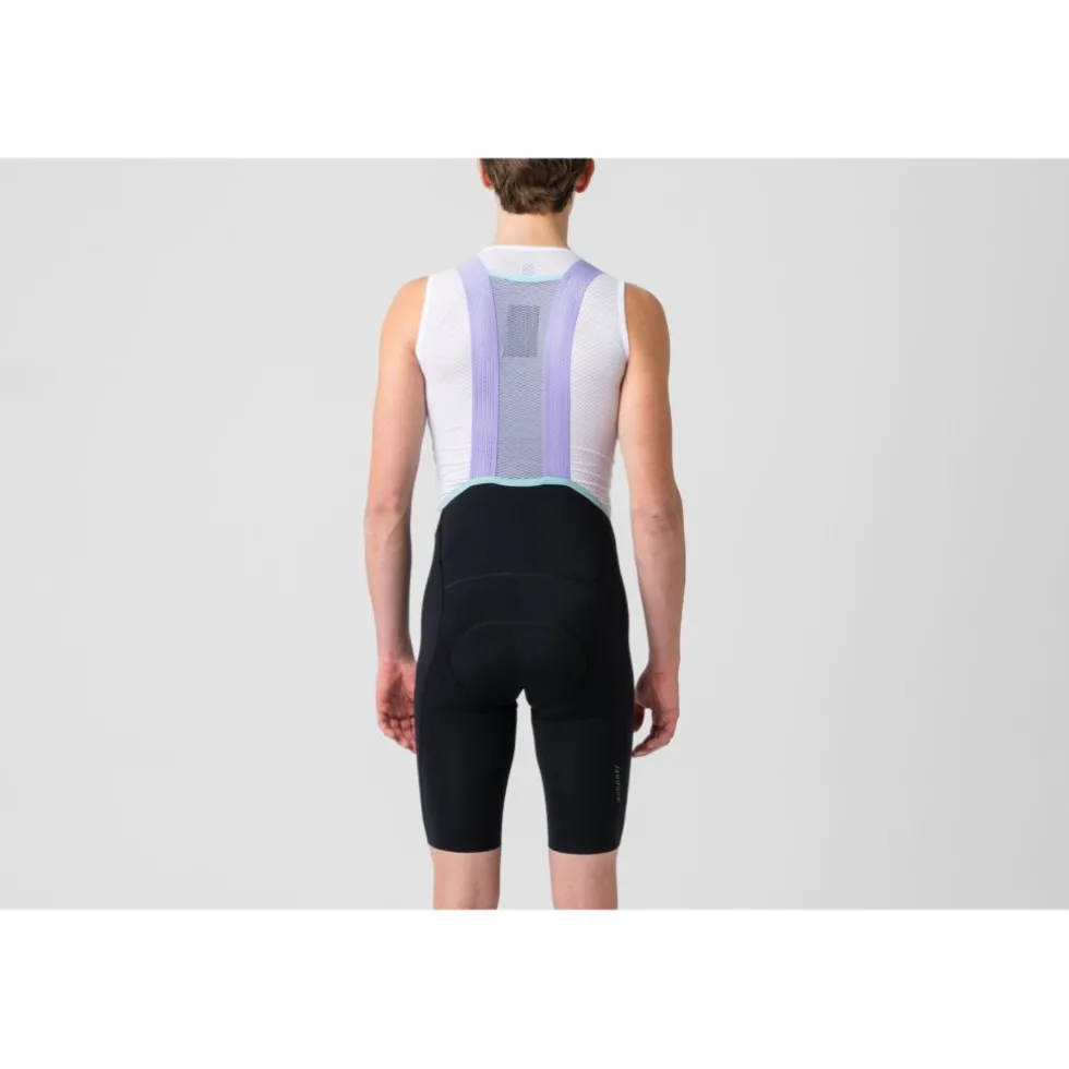 Isadore Alternative Fietsshorts met Bretels Heren - Black