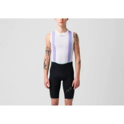 Isadore Alternative Fietsshorts met Bretels Heren - Black