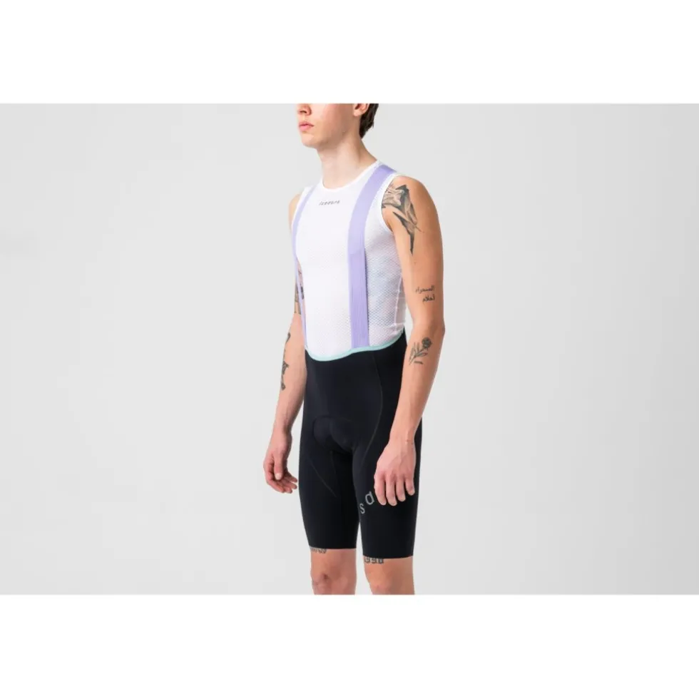 Isadore Alternative Fietsshorts met Bretels Heren - Black