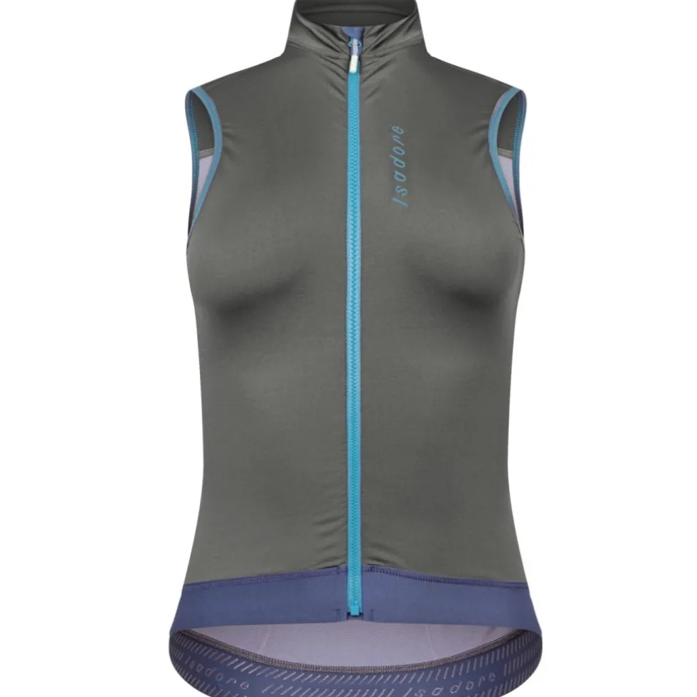 Isadore Alternative Light Fietsvest Dames - Asphalt