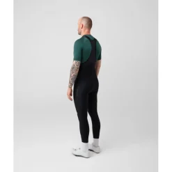 Isadore Signature Thermal Fietsbroek met Bretels Heren - black