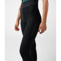 Isadore Signature Thermal Fietsbroek met bretels Dames - Zwart