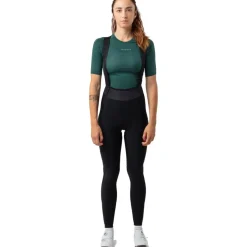 Isadore Signature Thermal Fietsbroek met bretels Dames - Zwart